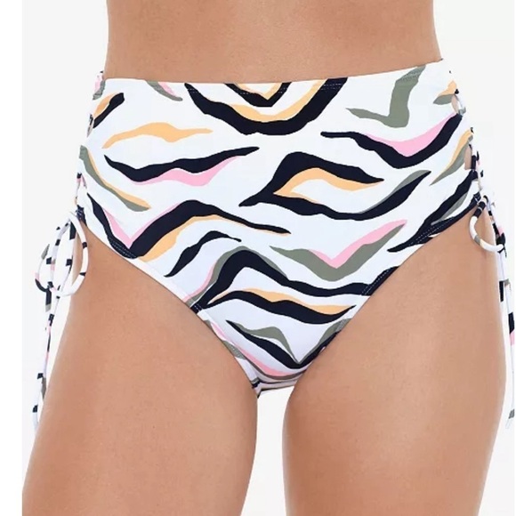 Salt + Cove Seeing Stripes Bikini Bottom Medium - Picture 1 of 8